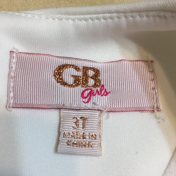 GB Girls; Floral Placement Fit-And-Flare Dress - Picture 6 of 7